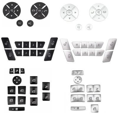 Buton Volan Mașină Deblocare Ușă Buton Memorie Buton Ridicare Geam Autocolant Potrivit Pentru Mercedes Benz Clasa C E W204 W212