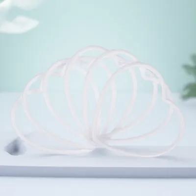 20Pcs High Gloss Acrylic Heart Dream Catcher Rings DIY Crafting Supplies for Hanging Ornaments Wreaths Garland Decor