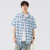Summer Workwear Short Sleeved Shirt Men's Thin Outdoor Loose Casual Collar Plus Size Shirt