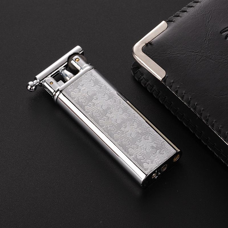 New Vintage Grinding Wheel Lighter Metal Creative Classic Personality Mini Igniter Gift Men's Premium Cigarette Accessories