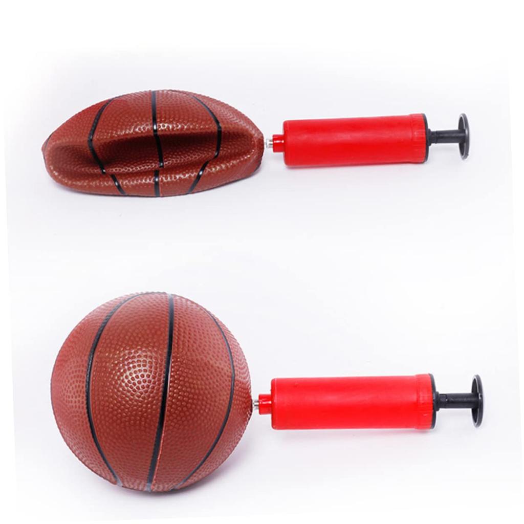 KOMBIUDA 1 Set Mini-Basketball, Standard-Basketball, Mini-Gummi-Basketball, Pool-Basketball, Sportspiel-Basketball, Sportball für Kinder