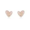 Pink Heart Tulip Pearl Earclip Premium Earrings Without Earrings Fresh and Sweet Versatile Earrings Stud Earrings Women