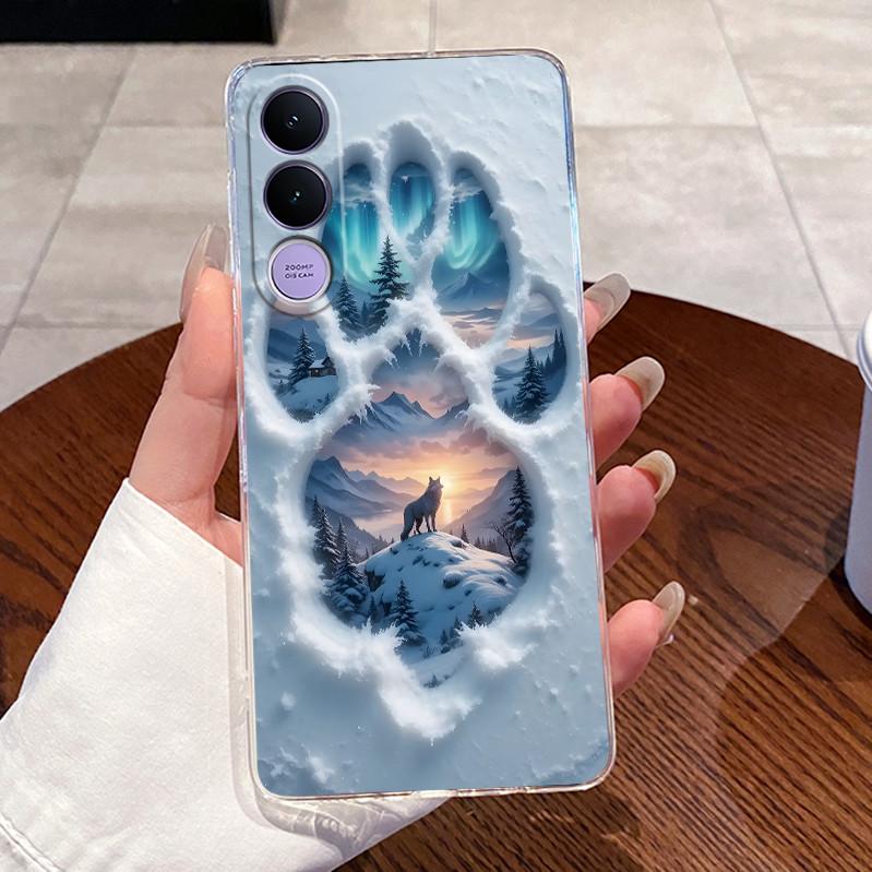 For Vivo V70 FE 5G Case V2550 Clear Luxury Cute Love Heart Rabbit Funny TPU Soft Silicone Phone Case For Vivo V70FE Back Cover