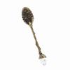 Head Vintage Pattern Shaped Coffee Spoon Dessert Spoon Dessert Scoop ;Red Bronze: