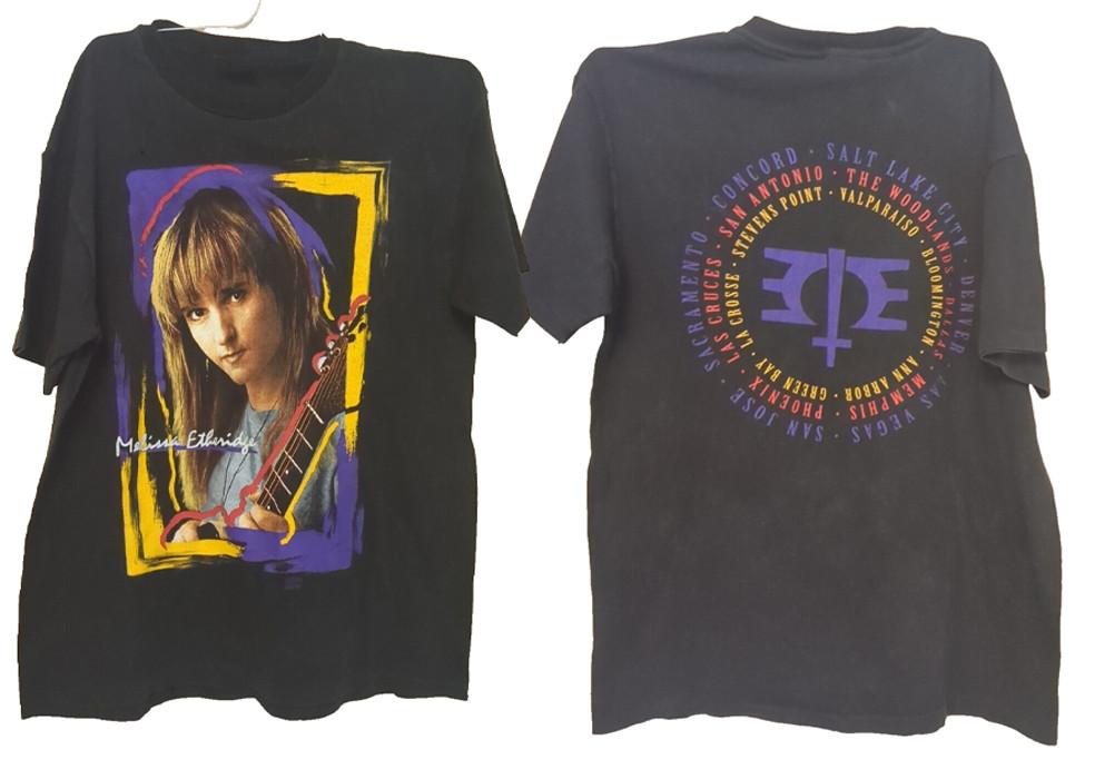 2 Sides Melissa Etheridge 1990’s Black TShirt S5XL SN18 Unisex T-Shirt XL