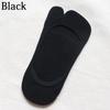 Summer Thin Non-slip Invisible Low Cut Boat Sock for Women Two Finger Socks Solid Breathable Cotton Tabi Socks Comfortable