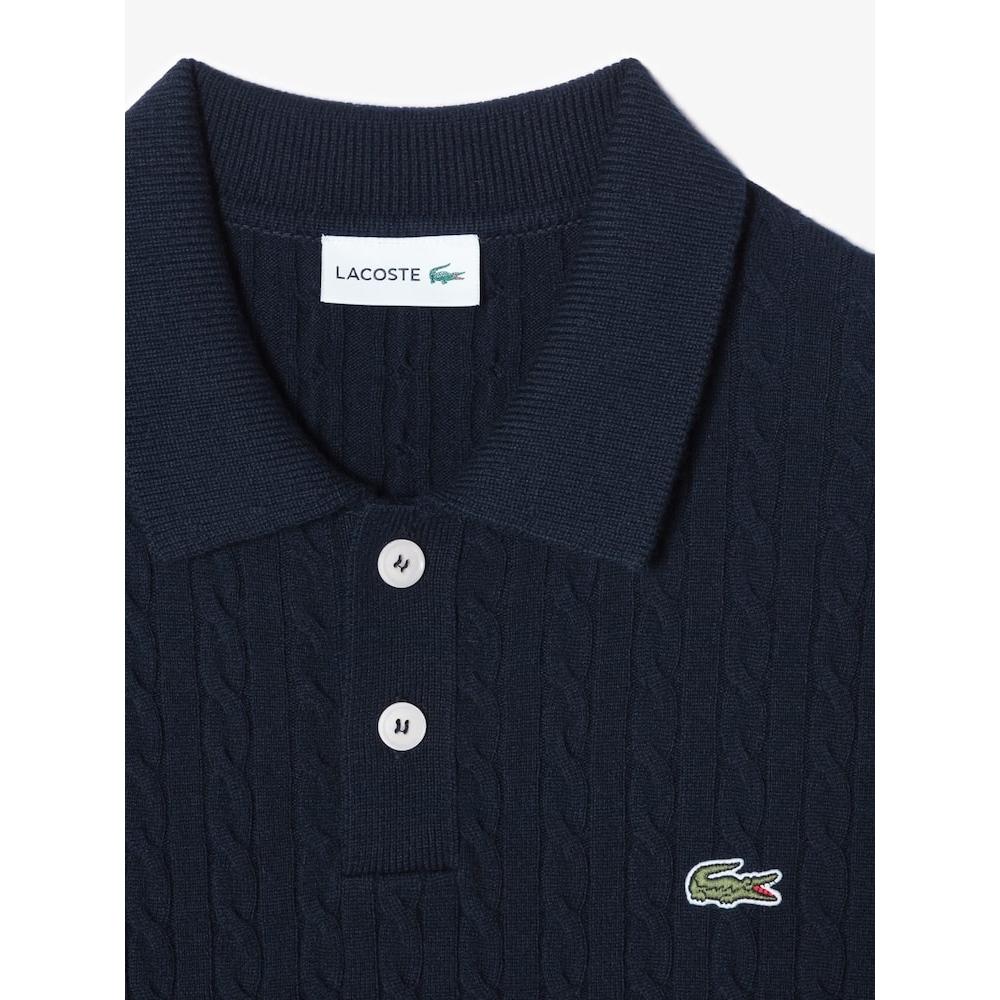 LacoSte Men S Cable Sweater Polo Ah480e 54n 166 q2nAh480e 54n166