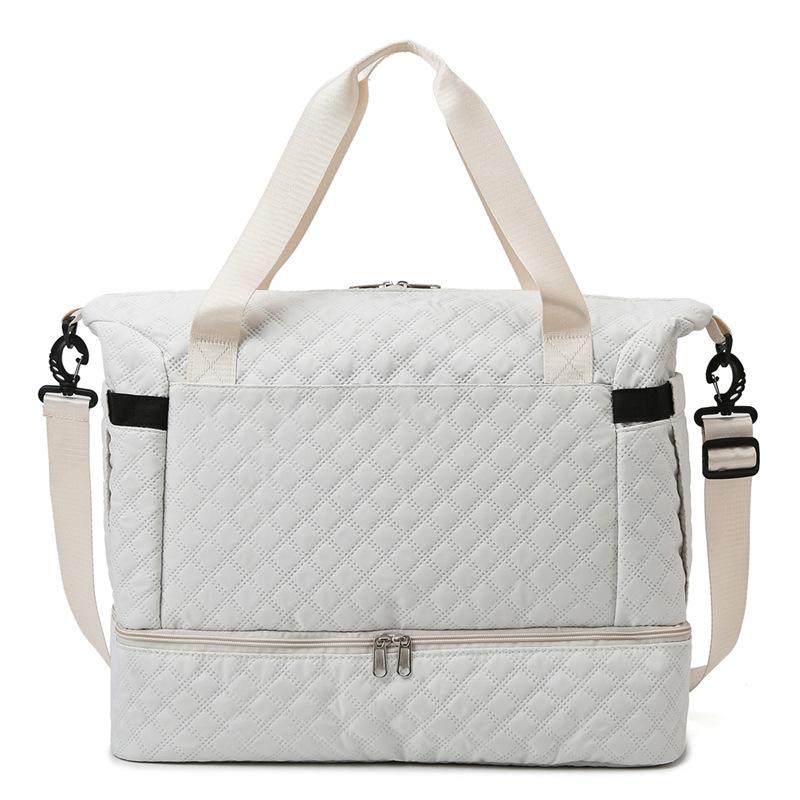 New oblique span fitness bag independent shoe compartment dry and wet separation yoga bag short business trip travel bag