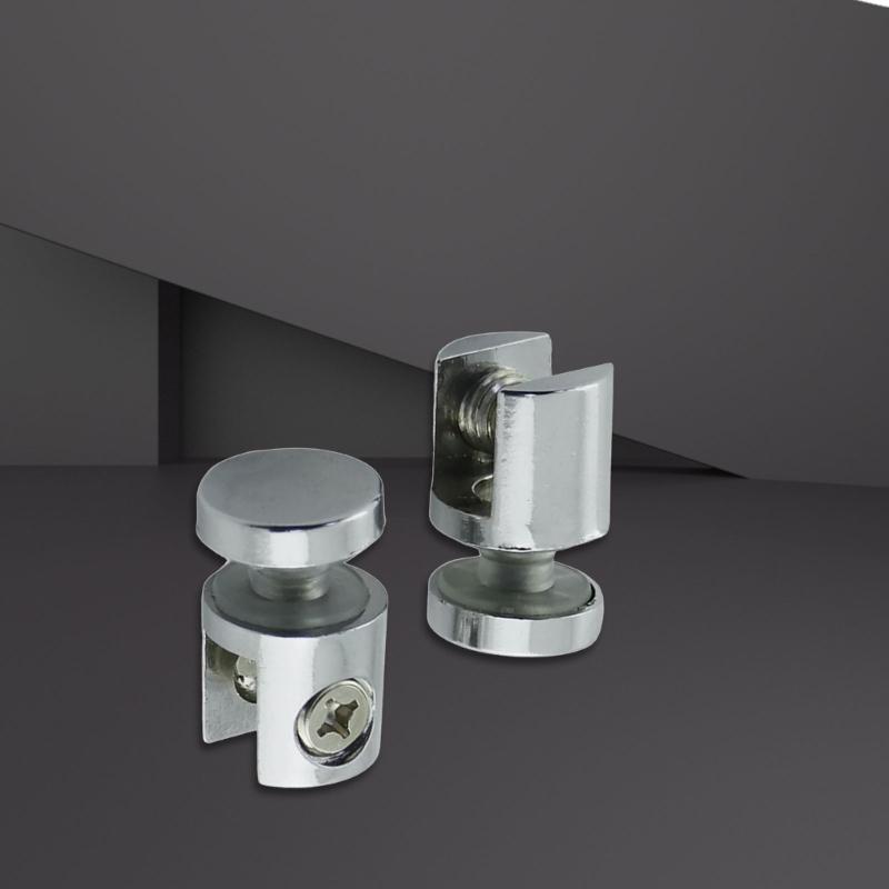 Adjustable Shelves Corner Bracket Glass Clamp Holder Bracket for 10-12mm Thick Glass Metal Fix Clamp Glass Support Plate
