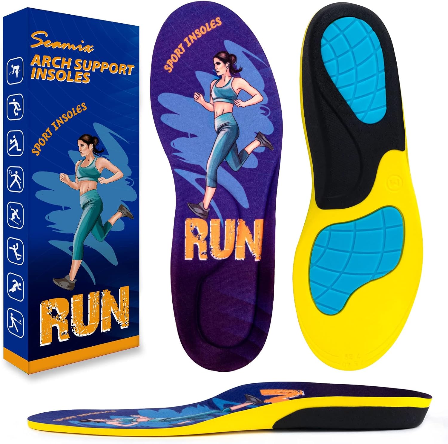 

Комфортные женские гелевые стельки для массажа - Поддержка и энергия на весь день 45-48