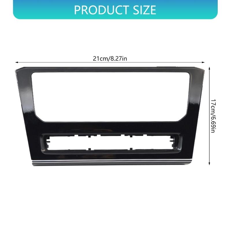 Accuracy Fit Touch Screens Climate Control Frame ABS Housing No Tools Required 5TD863042B Replacement for Car Touran