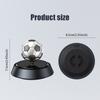 Cool rotating football solar power car air freshener decoration soccer ornament dashboard perfume fragrance diffuser accessories