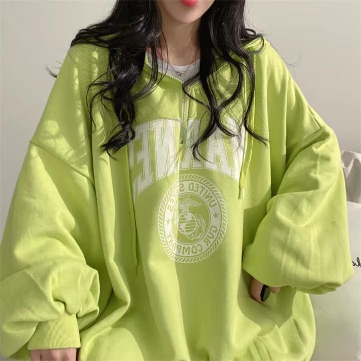 Zipper Hoodies Women Spring Autumn Fashion Casual Oversized Hooded Pullover Loose Jacket Womens