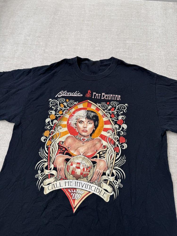 Винтажная футболка Пэт Бенатар Call Me Invincible Унисекс Концертный S до 5XL DO545 Унисекс Футболка S