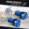 M5x 0.8 Aluminum Air Valve Cap Screw For Fork Honda CR CRF 80 85 125 250 450 R RX CRF250R CRF450R CRF250X 450X Motocross