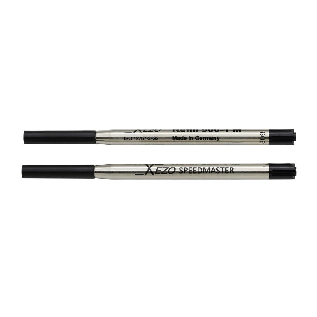 Xezo Ballpoint Pen Refill Standard Medium Pack of 2 900-1 Black. Size, Nib,