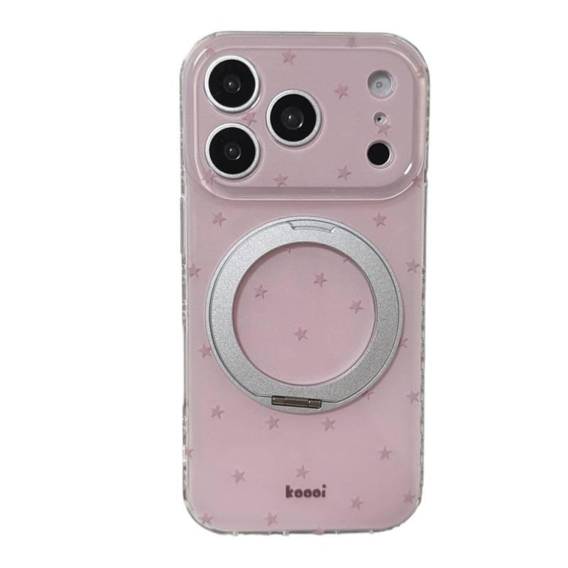 Simple solid color star holder mobile phone case is suitable for Apple 17/16PROMAX small fresh case iPhone15/14.