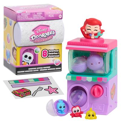 Just Play Disney Doorables Squish Whatcha Gotcha Machines with 6 Collectible Toys for Kids Ages 5 and Up 'Alots Surprises, Figures,