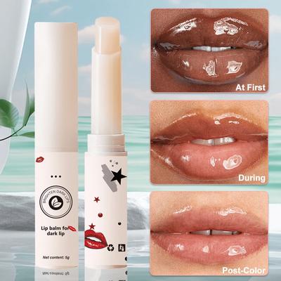 Lip Balm for Dark Lips Moisturizing Softening Nourishing 24H Hydration Repair Dry Lips Daily Use Smooth Lips Care