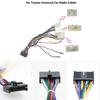 20 Pin Wiring Harness Connector For Toyota Stereo Dvd Android Player Power Cable