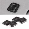 For BMW 5 Series G60 2024 ABS Carbon Fiber Texture Car Roof Microphone Horn Sequ Cover Trim Interior Decoration 4pcs