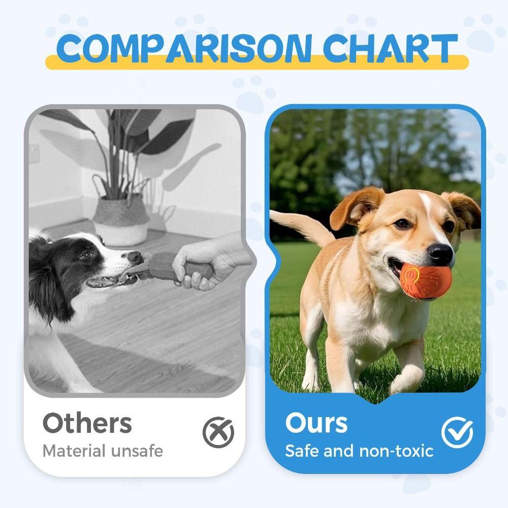 LED Cat Interactive Toy Ball Automatic Rolling Ball Toys  for Cats & Small Dogs