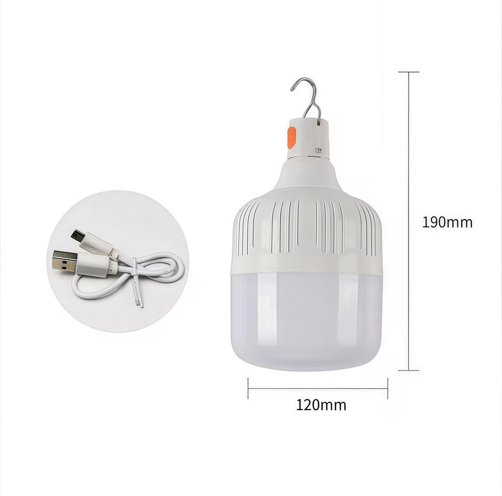 Super Bright, Energy-Saving Wireless Outdoor Bulb for Night Markets & Emergency Lighting