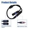 1pcs One Male and Two Female Are Used To Supply Car Antenna Cables, Car Antenna Adapters, Radio Antenna Extension Cords 2025 New