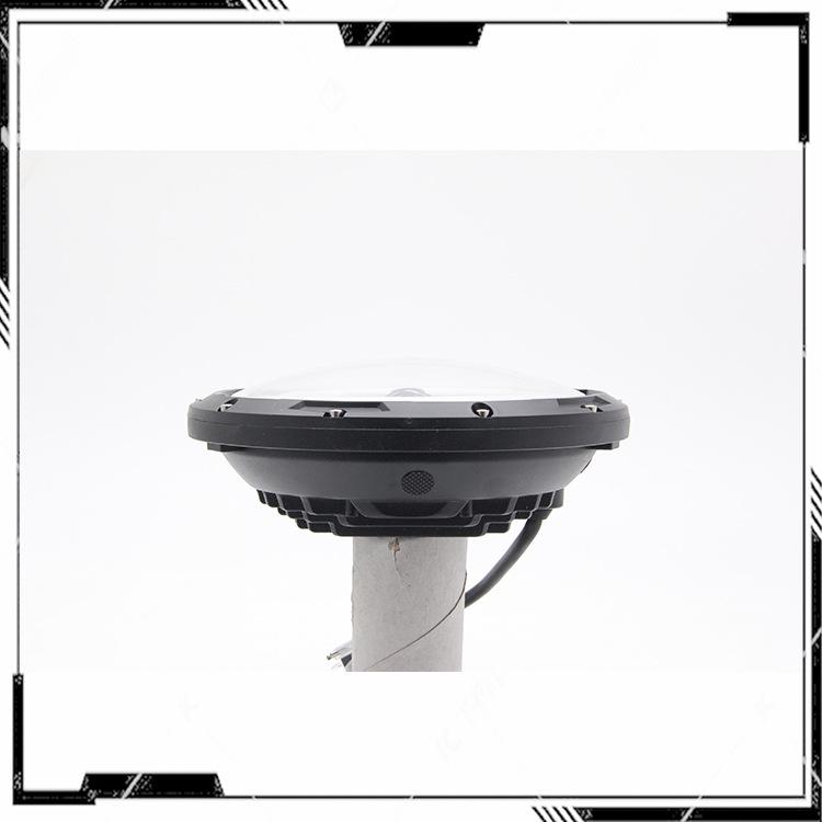 In-Stock 7-Inch 80W Super Bright LED Headlight with White & Yellow DRL for Jeep/Harley - High/Low Beam