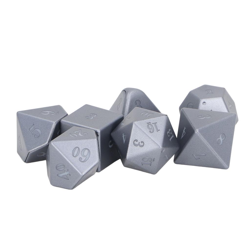 7 Pcs LED Dice Set Red Blue Yellow Green Glowing Electronic Light Up Dice for Party KTV Bar