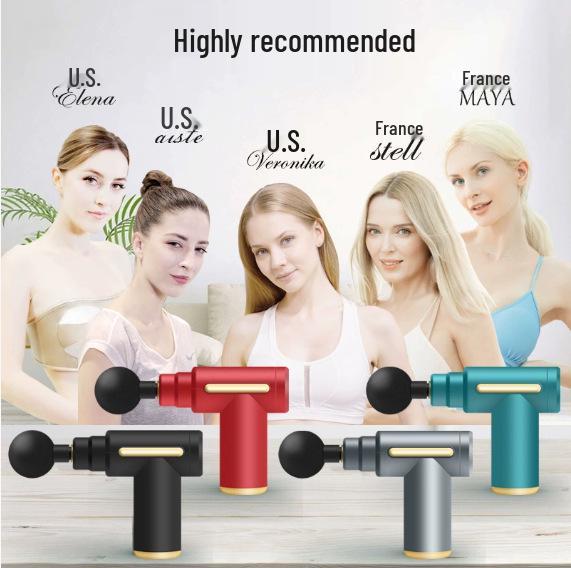 Smart Mini Percussion Fascia Massager - Portable Electric Muscle Relaxation Gun for Full Body.