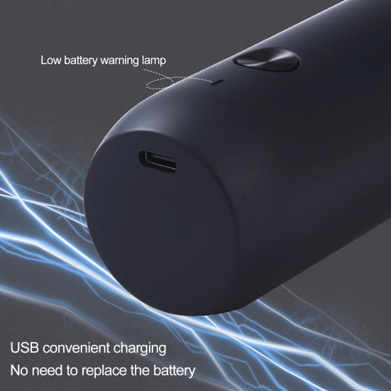 1 Set 35g Electric Grinder USB Rechargeable Adjustable Coarseness Refillable Electric Salt And Pepper Grinder Kitchen Gadget