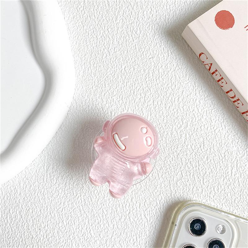 Cute Luminous Astronaut Bracket Phone Grip Tok Griptok Holder Ring For iPhone Universal Accessories Phone Stand Holder Support