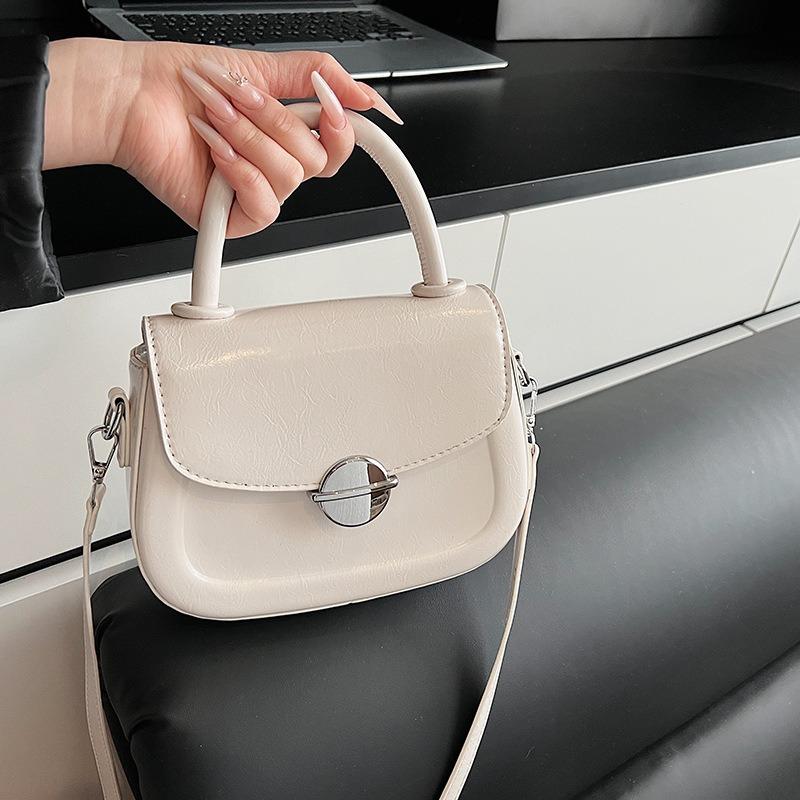 

Women s bag summer new temperament portable small bag versatile single shoulder crossbody saddle bag білий