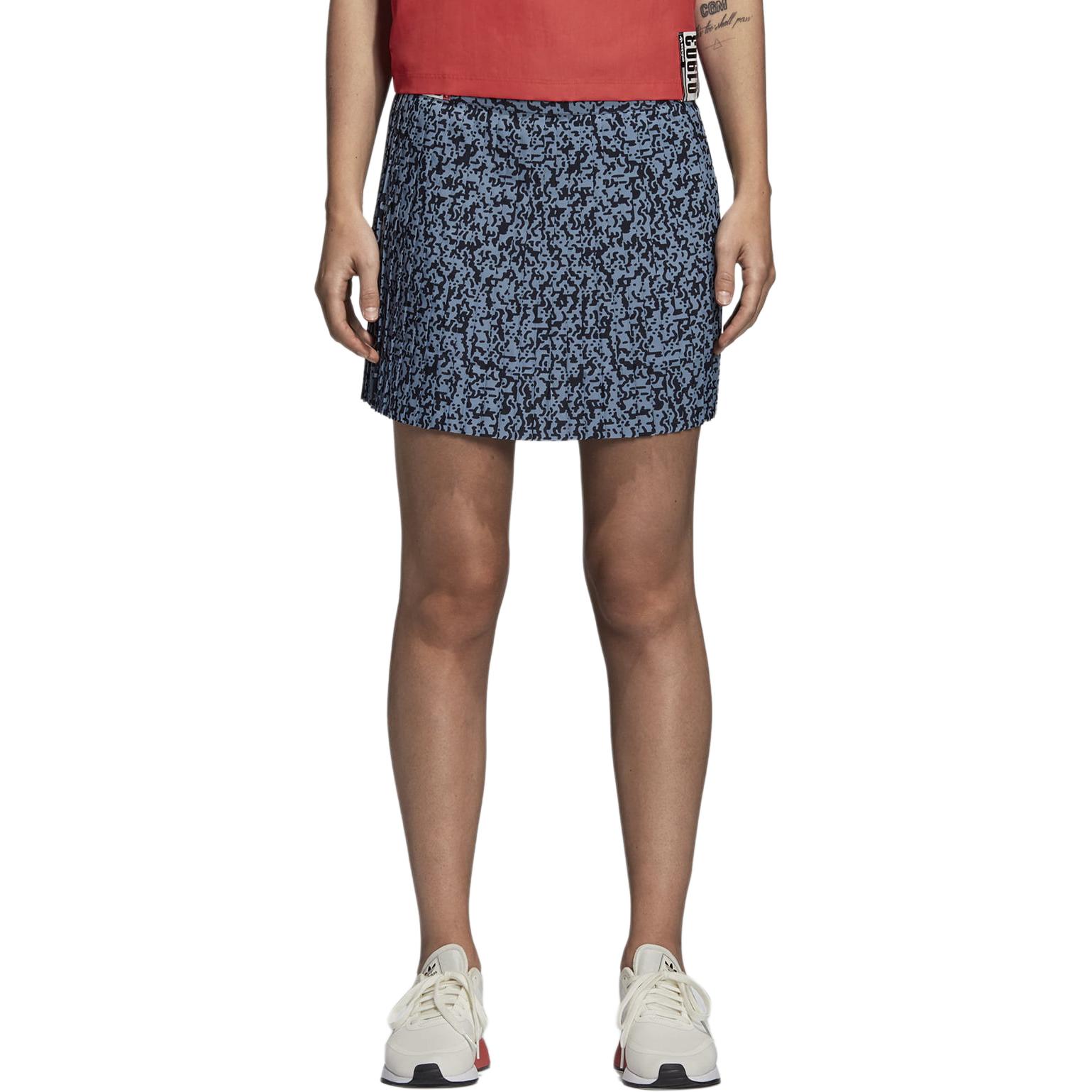 

Adidas Originals Casual Short Skirts Women s Blue Print DH2971 36