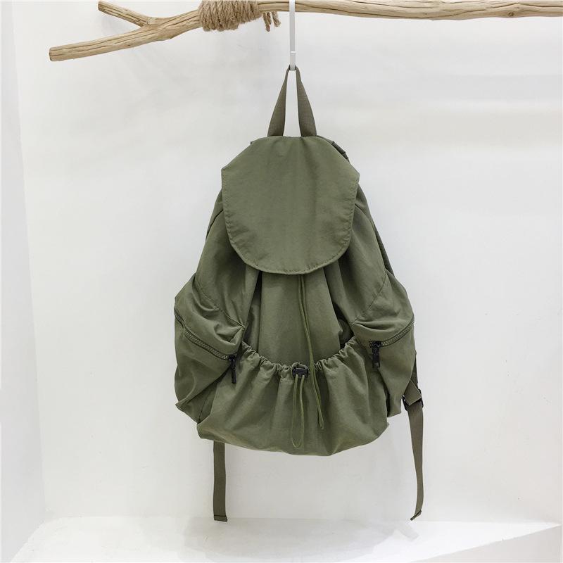 Introducing the New Simple Nylon Drawstring Backpack: a Spacious, Versatile Bag Perfect for Students, Leisure Trips, and Sports Activities.