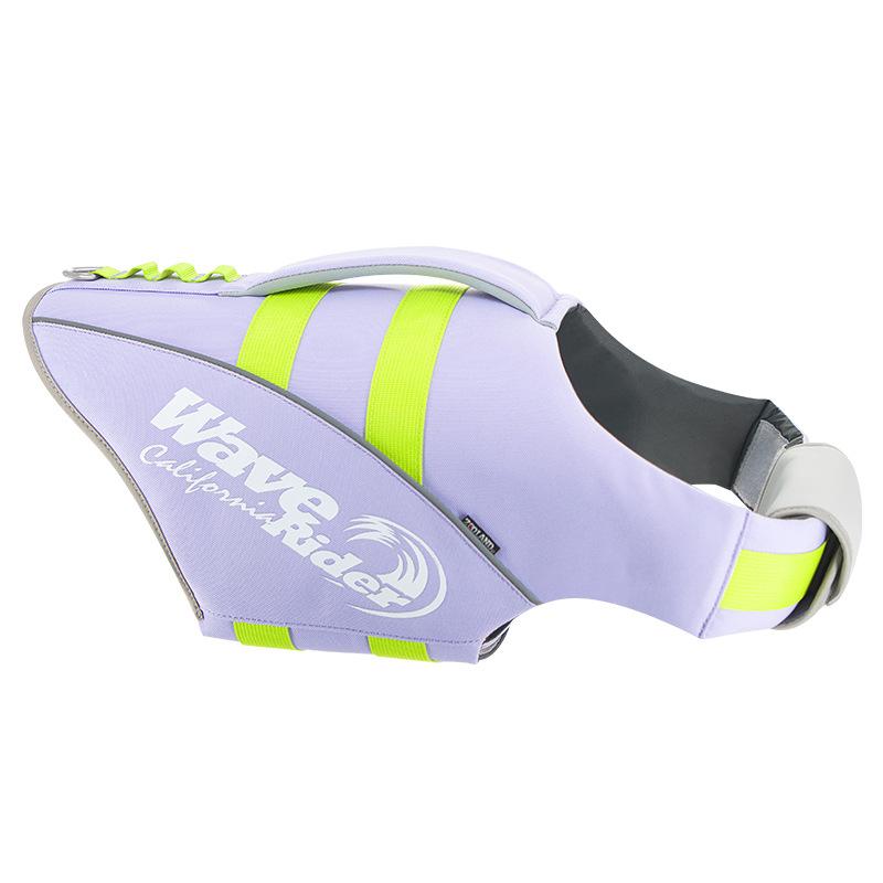 Custom Adjustable Neck Chest Straps Hidden Buckle High Buoyancy Anti-UV Waterproof Dog Life Jacket for Summer Water Sports