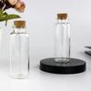 1mL Drift Bottle: Wood Stopper, Glass, Aluminum Lid – Creative Mini Wishing Bottle for Decor.