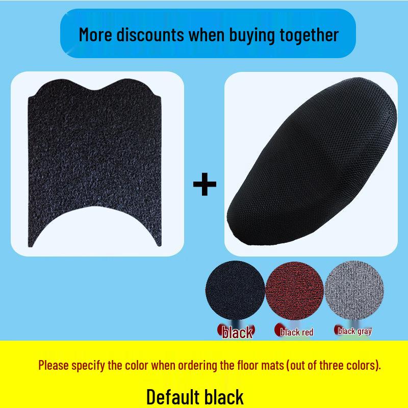 Luyuan Moda05 Waterproof Anti-slip Foot Mats for Electric Vehicles