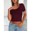 Summer Sexy Hot Girl Sport Short-sleeved Slimming Street Style Women's Top