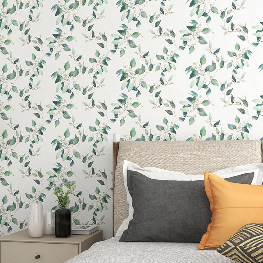 45cm Wide Floral Peel and Stick Wallpaper Waterproof Removable Contact Paper for Drawer Liner Cabinet Shelf Decor Self-Adhesive