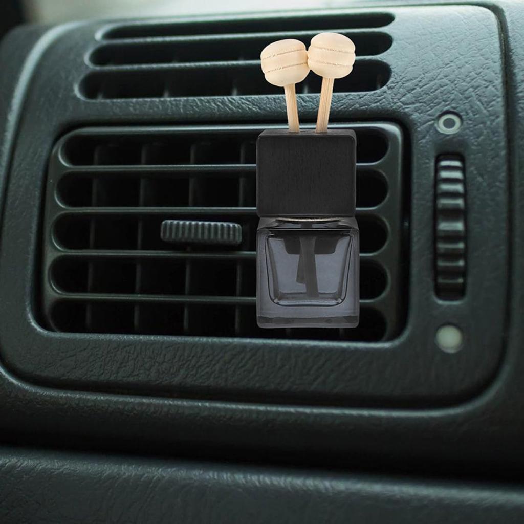 JUMPLAWN 2pcs Car Air Conditioner Bottle Car Aroma Hanging Bottle Air Vent Aromatherapy