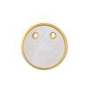 CARLIDANA Fashion Jewelry Pendant Stainless Steel Charm Square Round Heart Love White Shell Pendants for Jewelry Making DIY