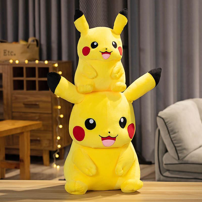 Big Size Pikachu Plush Toy Stuffed Anime Pikachu Plushies Sleeping Doll Birthday Gifts