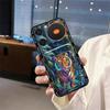 Back Cover Graffiti Phone Case For ZTE Nubia Music Anti-knock Fashion Design Cartoon Durable Card bag Full wrap TPU Cute