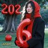 16/32/40inch Alphabet Balloons Lucky Happy New Year 2026 New Year Balloon Holiday Ornaments New Year Decoration