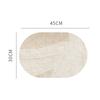 Soft Leather Table Mat Smooth Wear‑resistant Dinner Mat Decorative  Pad  Tableware Placement