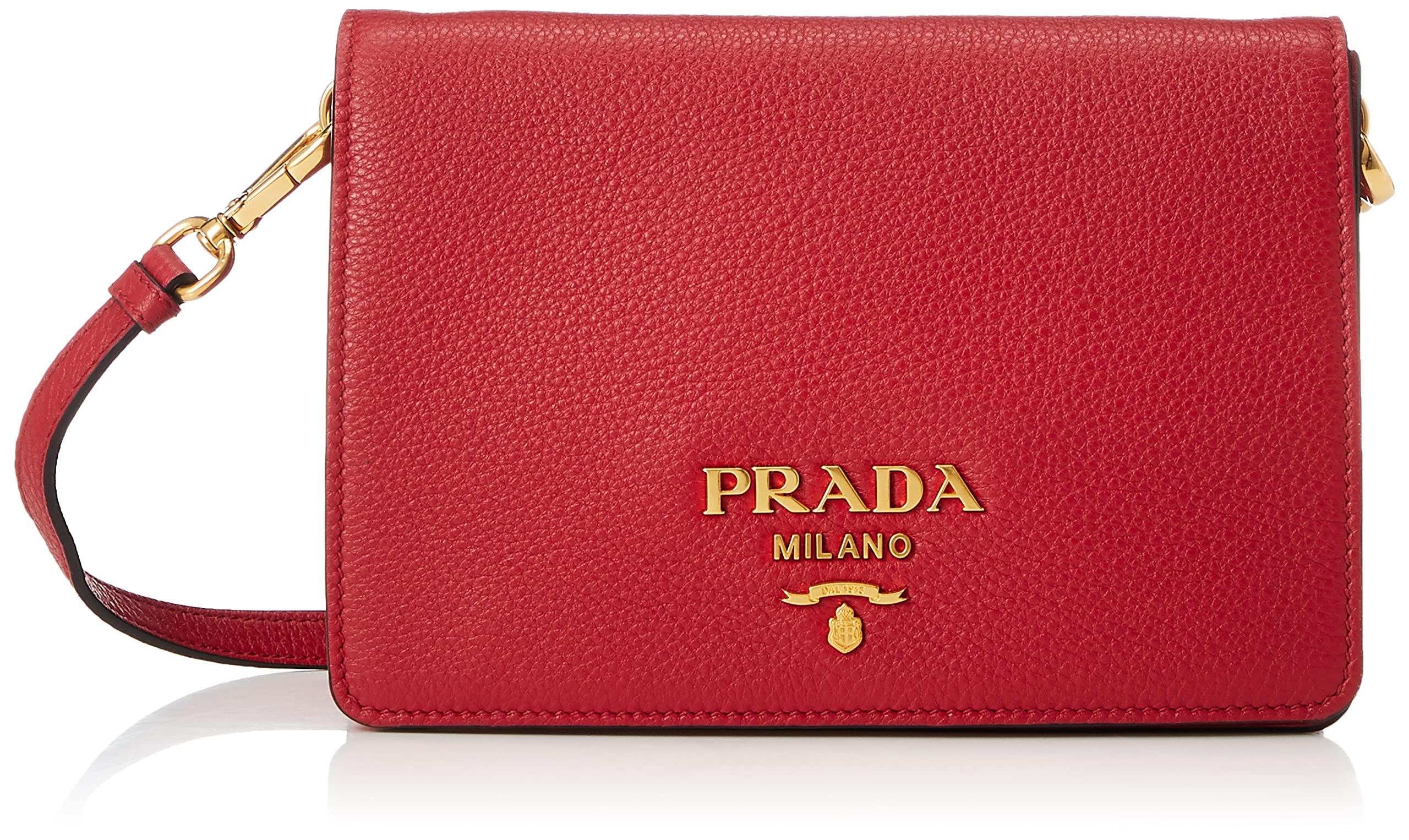 

Prada ROSSO Shoulder Bag 1BD102 Women s [Used]