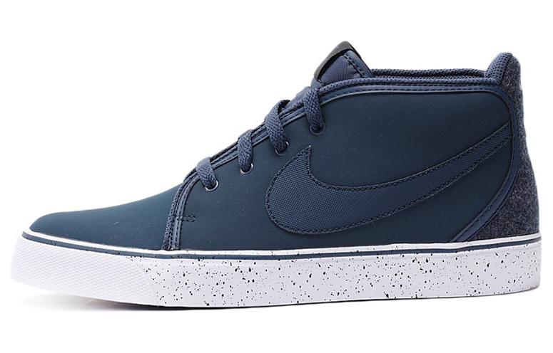 

Nike Toki Кожаные Нескользящие Износостойкие Полуботинки для Скейтборда Мужские Темно-синие 555317-440 43