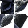 Dior Double saddle Handbag Trotter Navy blue canvas Women Used